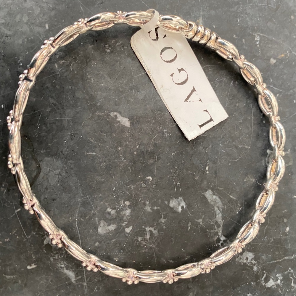 LAGOS S/S link bangle bracelet